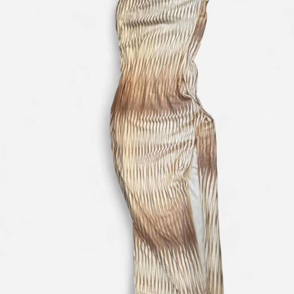 Women's  fitted maxi Dress with slit